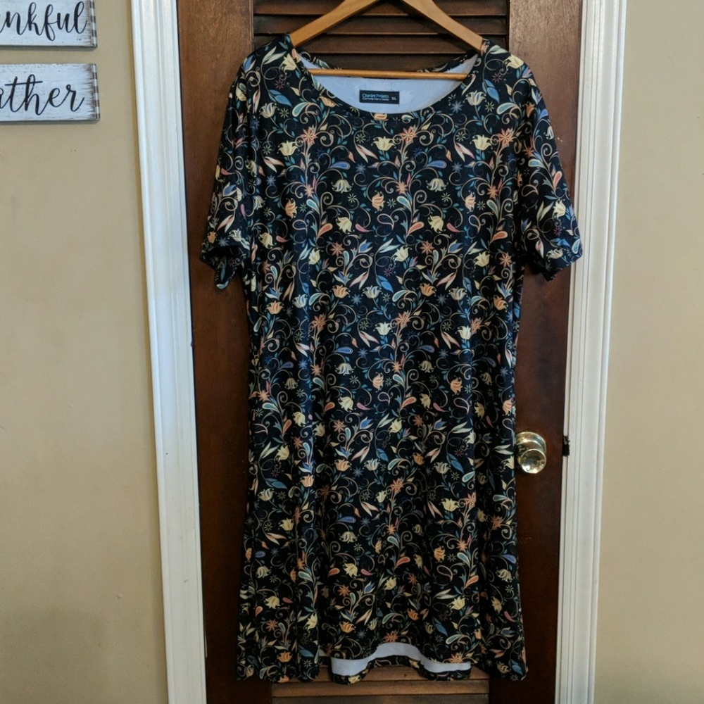 Charlie's Project short sleeved black dress